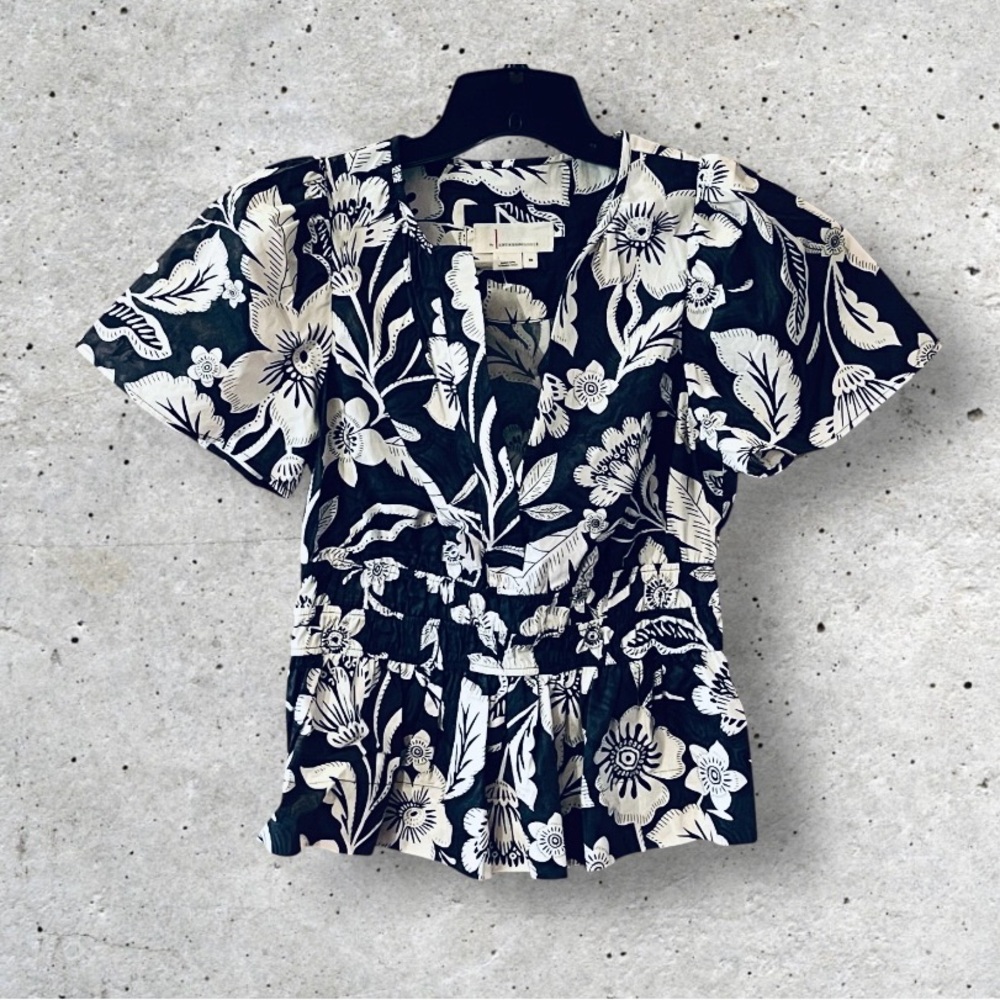 NWOT Anthropologie Somerset Blouse - Picture 4 of 15